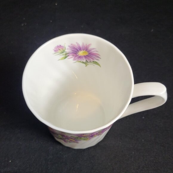 Crown Trent Floral Tea Coffee Mug Cup Fine Bone China Staffordshire England - Picture 6 of 7